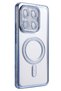 Joke Glittery Magneticsafe Case Compatible with Mi 15t Pro - Blue - 6