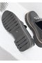 D26Ya-3765 Buckle Detail Genuine Leather Leather cm Thick Sole Loa Loafers Shoes for Women - 6