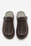 Women's Brown Comfortable Fit Stone Shoes Buckled Sandals - 2