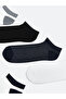 Esvab • Modern & Distinctive Embroidered Men's Bootie Socks, Pack of 7 - 2