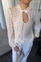 Premium New Season Stretch Fabric Blouse - White - 2