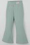 Girl's Leggings, Waist Part Arma Accessory Detail 3-7 Years, Water Green - 3