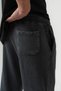 Men's Washed 3-Yarn Combed Cotton Baggy Sweatpants with Elastic Waist and Laces - 6