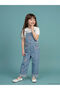 Ermus Global and İndigo Embroidered Girls' Jean Salpet - 3