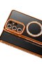 Joke Glittery Magneticsafe Case Compatible with Samsung Galaxy S26 Ultra - Orange - 5