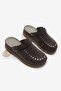 Women's Brown Comfortable Fit Stone Shoes Buckled Sandals - 4