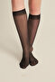 500 Black 6-Pack Knee-High Socks 40 Denier Medium-Thick Socks/For Those Who Always Want Elegance/Tulle Socks - 3