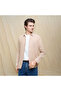Men's Slim Linen Cotton Solid Shirt - 7