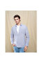 Men's Slim Linen Cotton Solid Shirt - 7