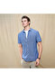 Men's Slim Linen Cotton Short-Sleeve Shirt - 8