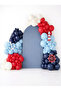 Sailor Concept Birthday Balloon Chain 65 Pieces – 1 Year Old Boy Balloon Set |   Red Navy Blue - 6