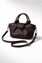Women's Bitter Brown Small Crossbody Bag with Flap and Knot Detail, Casual Stylish Mini Shoulder Bag - 8