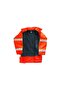 Jn1012/P Waterproof Fleece Pack Phosphorescent Oxford Parka Orange XXL Size - 2