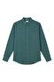 Men's Slim Linen Cotton Solid Shirt - 3
