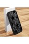 iPhone XS Max Compatible Black Silicone Case Shockproof with Camera Protection Star Patterned - 2