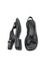 Calivina Black Women's Stone Detailed Daily Stylish Comfortable Sole Casual Genuine Leather Flip-Flop Sandals - 5