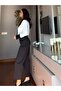 Black carrot cut belted trousers - 5