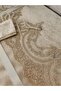 French Kordena Lace Piece Velvet Prayer Rug Set - 3