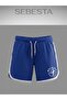 Nothing İn Moderation B Printed Premium Jersey B Piped Sports Shorts