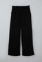 Girl's Sweatpants with Elastic Detail at the Waist and Laces, Pocketed 9-14 Years Old, Black