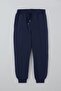 Boys' Tracksuit Set, Zippered Pocket Pieces with Laces, Ages 5-14, Navy Blue - 3