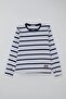 Girl's Pants Suit with Finger Loop Detail, 8-14 Years Old, Navy Blue - 2