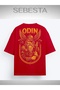 Odin Printed Premium Oversized t Shirt