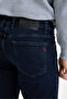 Regular Fit Dark Navy Blue Stretch Fabric Jeans - 6