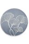 FABRICWORKS Ginkgo Leaf Round Placemat Set of 4 – 38 cm Decorative Table Mat