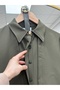Aylan Gold Buttoned Bolero Hidden Buttoned Belt Piece Dress-Mf1800.1 Khaki - 5