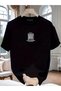 Unisex Men's Mix Printed Oversized Crew Neck T-Shirt Relaxed Fit - 2