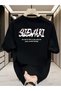 Unisex Men's Mix Printed Oversized Crew Neck T-Shirt Relaxed Fit