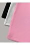 3-Piece Set 100% Cotton Oversized Basic T-Shirt Women's Comfortable Fit - 3