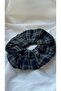 Red-Black Plaid Patterned Rubber Band - Winter Flannel Scrunchie Hair Accessory - 2