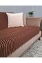 Bamboo Corded Fabric Velvet Non-Slip Sofa Cover 170X210Cm Soft Sofa Bed Cover with Sponge, Pack of Non-Slip Sole - 3
