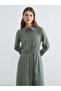 Nevavm Belted Modal Blended Shirt Dress with a Difference - 3