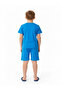 - -Boys Night Pajama Set – Short Sleeve Cotton Blend Sleepwear, Blue, 2–9 Years - 5