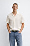 Men's Patterned Stretchy Cotton Pack White Loose Shirts