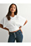 Natural Viscose Blouse with Wide Sleeves and Fitted Waist