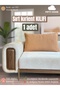 1Pcs Large Backrest Cushion Cover - Back Cushion Pillow Cover with Zipper-Paw-Friendly Fabric Tubular Model