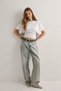 Women's Waist Fitted Wide Sleeve Natural Stretch Fabric Viscose Blouse - 2