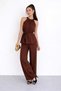 Halter Neck Bell Tie-Detail Modal Set