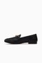 Women's Leather Daily Loafers Shoes 26Y 25484203Y Black - 2