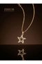 Starfish Motif Steel Women's Necklace with Zircon Decoration 45 cm - 6