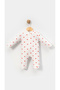 Heart Printed Baby Girl Jumpsuit - 3