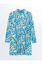Lcw Dream Women's Hijab Swimsuit Set with Stand Collar Pattern (S5) - 6