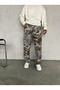Men's Baggy Elastic Waist Camouflage Print Adjustable Leg Pants Jogger Pants