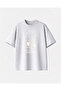 Music V2 Printed White Tshirt
