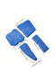 4PCS Blue 4pcs Silicone Glass Cement Scraper Sealant Grout Remover Tool Home Finishing Caulking Tool - 4
