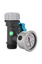 G3/4in Adjustable Water Pressure Regulator Valve with Pressure Gauge Greenhouse Garden Irrigation... - 5